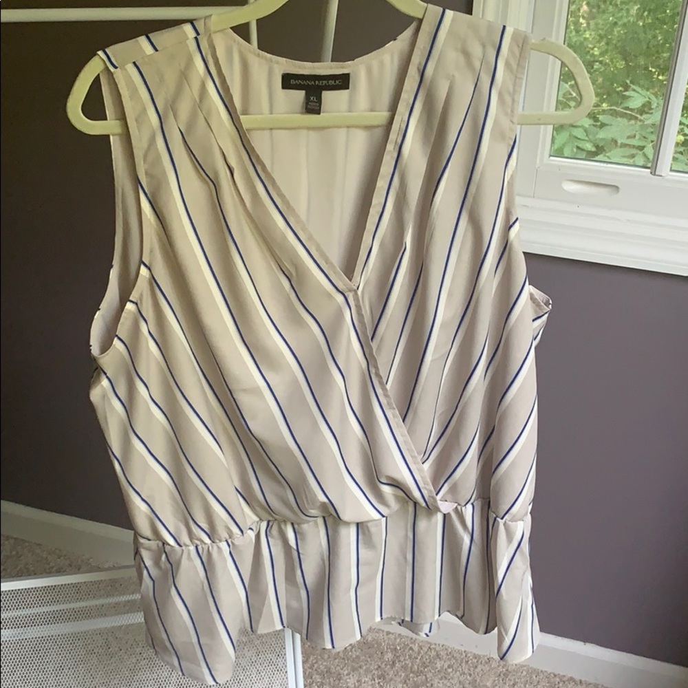 Banana Republic Striped Blouse